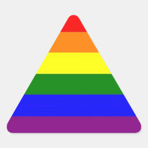 Adesivo Triangular Orgulho de LGBT