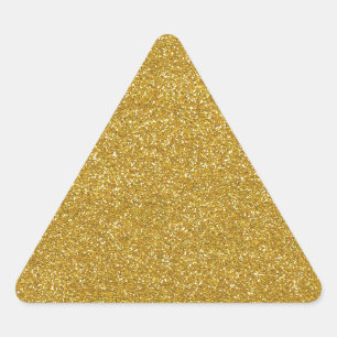 Adesivo Triangular ouro #21