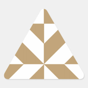 Adesivo Triangular Padrão Geométrico Quente de Deco Cubo