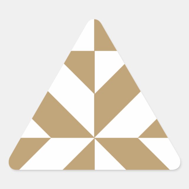 Adesivo Triangular Padrão Geométrico Quente de Deco Cubo (Frente)