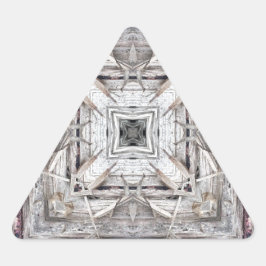 Adesivo Triangular Padrão Inspirado Aztec bonito Tingido Rosa