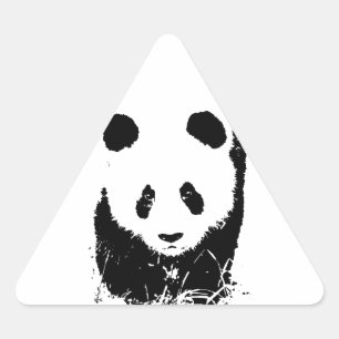 Adesivo Triangular Panda