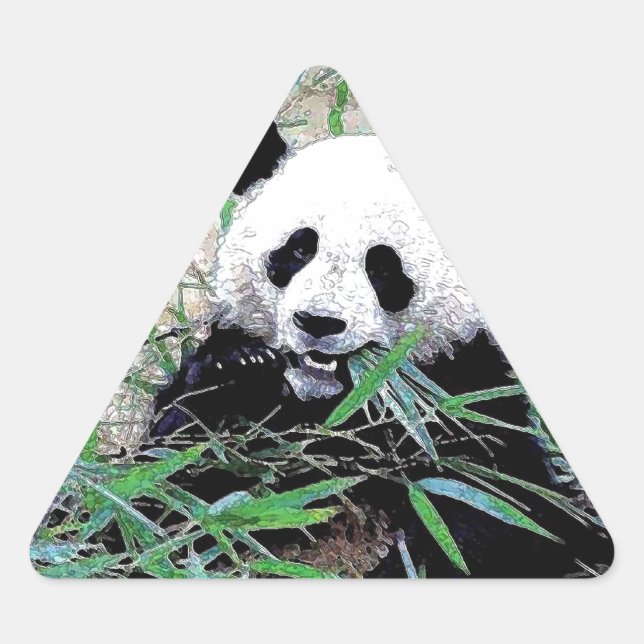 Adesivo Triangular Panda (Frente)