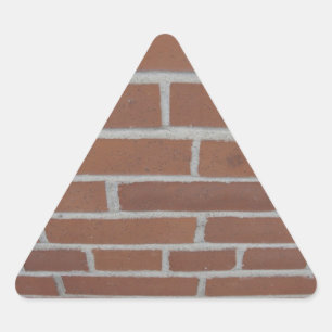 Adesivo Triangular Parede de Tijolos