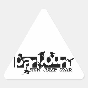 Adesivo Triangular Parkour