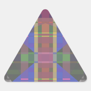Adesivo Triangular Pastel Rainbow Geométrico Colorido