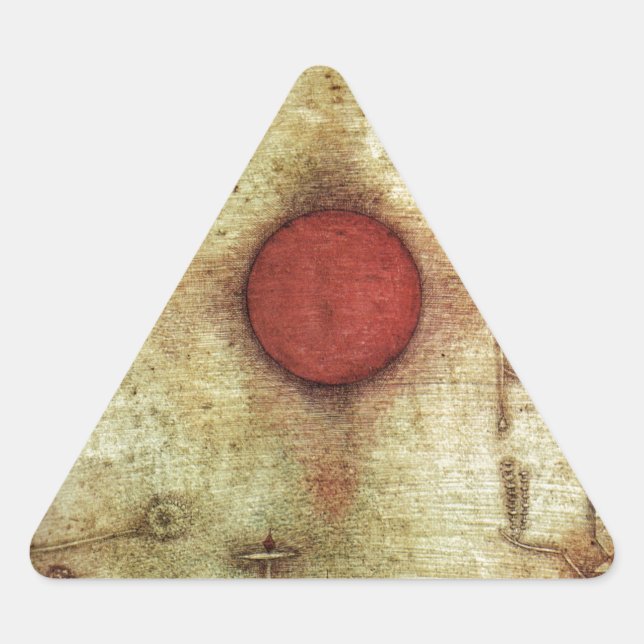 Adesivo Triangular Paul Klee Ad Marginem Painting (Frente)
