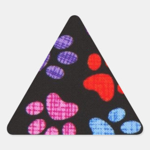 Adesivo Triangular Peças de várias cores