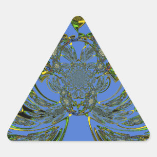 Adesivo Triangular Peixe de penas