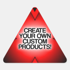 Adesivo Triangular Personalizar / Personalizar / Criar seu próprio
