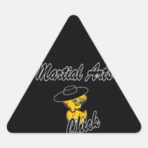 Adesivo Triangular Pintinho #4 das artes marciais