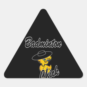 Adesivo Triangular Pintinho Badminton nº 4