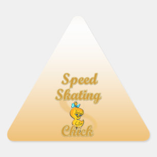 Adesivo Triangular Pintinho de patinação rápida