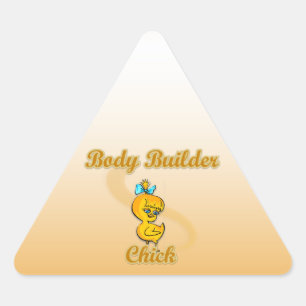 Adesivo Triangular Pintinho do Body Builder