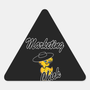 Adesivo Triangular Pintinho nº 4 do marketing