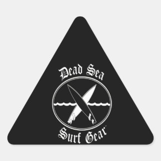 Adesivo Triangular Piso de Sulf| Arte De Surfe Do Mar De Morto
