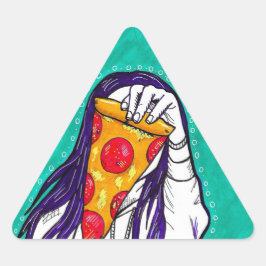 Adesivo Triangular "Pizza"