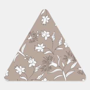 Adesivo Triangular plantas botânicas