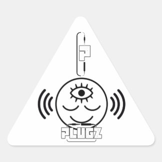 Adesivo Triangular Plugz Sticker
