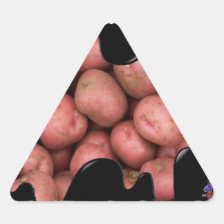 ADESIVO TRIANGULAR PRODUTOS DE BATATA VERMELHA