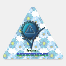Adesivo Triangular Projeto: ACKNOWLEDGE 