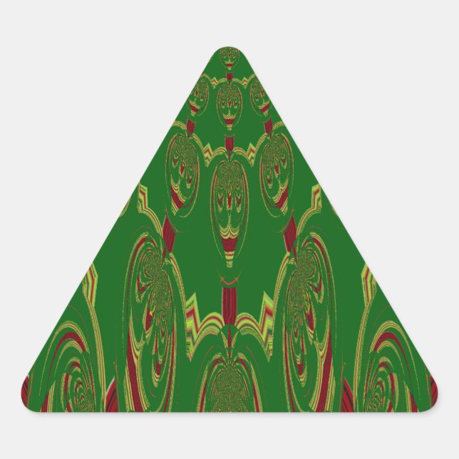 Adesivo Triangular Robôs Verdes (Frente)