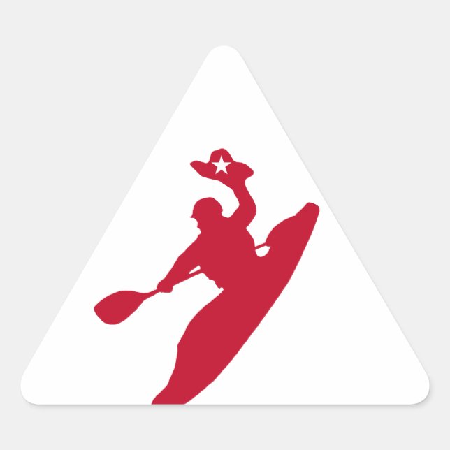 Adesivo Triangular Rodeo Kayak (Frente)