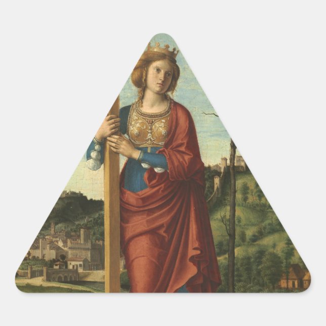 Adesivo Triangular Santo Helena - Cima da Conegliano (Frente)