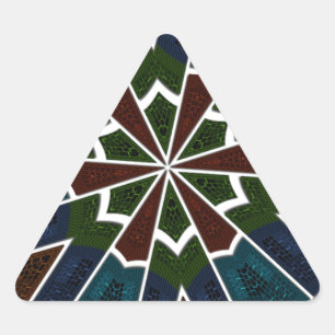 Adesivo Triangular Sari inspirou Design com detalhes de insinuação