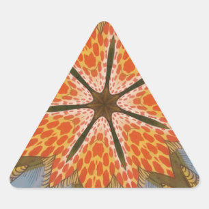 Adesivo Triangular Savanna Star Bloom - Um Bold Animal Print