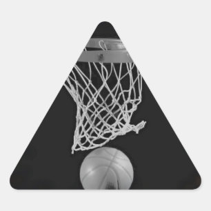 Adesivo Triangular Sépia Basquete