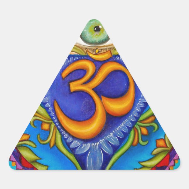 Adesivo Triangular Sexto Chakra, Terceiro olho (Frente)