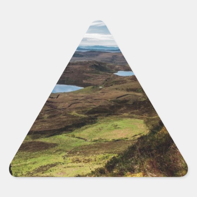 Adesivo Triangular Siga os seus sonhos! (Frente)