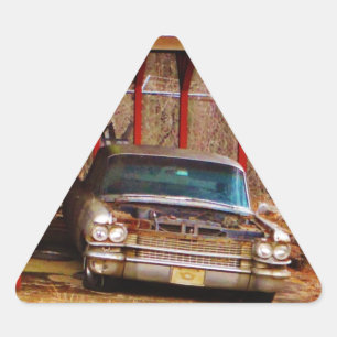 Adesivo Triangular Silver 1963 Sadan Deville