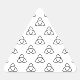 Adesivo Triangular Símbolo Triquetra Vesica