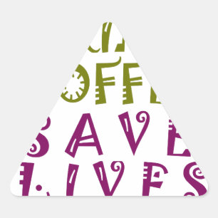 Adesivo Triangular Sip, Snap Repetir Buscando Cafeína Selifa design