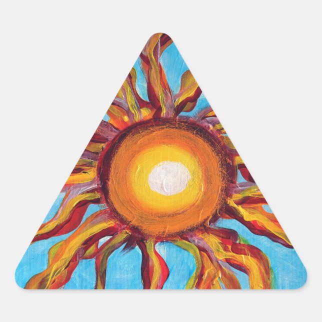 Adesivo Triangular Sol selvagem (Frente)
