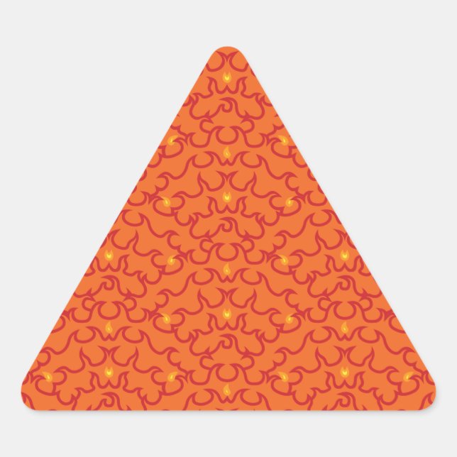 Adesivo Triangular Stick Arches de Fogo (Frente)