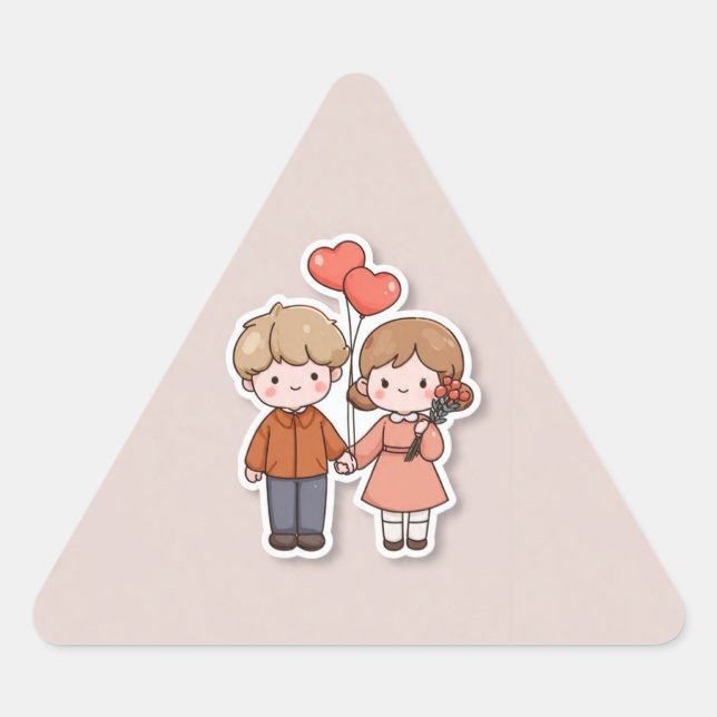 Adesivo Triangular Sticker (Frente)