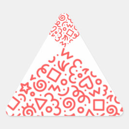 Adesivo Triangular Sticker - Presente