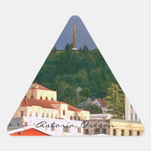 Adesivo Triangular Stickers - Astoria Oregon