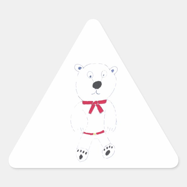 Adesivo Triangular Stickers Triangulares do Barry Bear (Frente)
