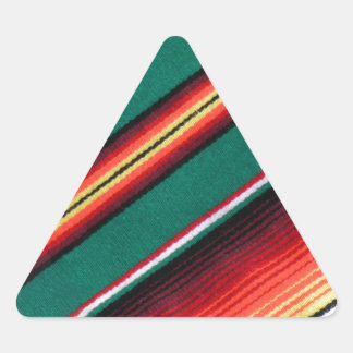 Adesivo Triangular Stripe Colorida Mexicana no Sodoeste