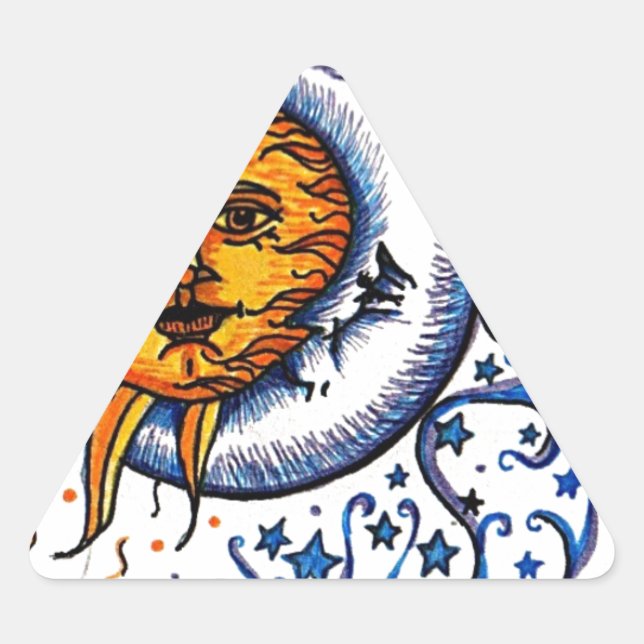 ADESIVO TRIANGULAR SUN MOON ART DESIGN (Frente)
