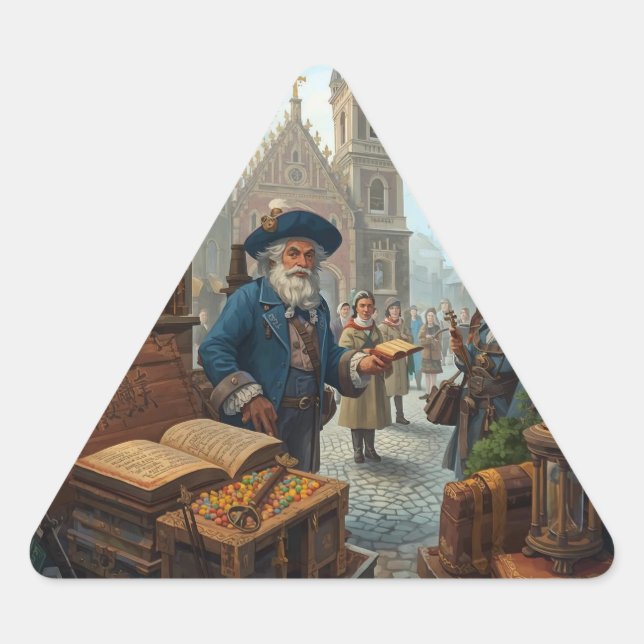 Adesivo Triangular The Scholar’s Market (Frente)