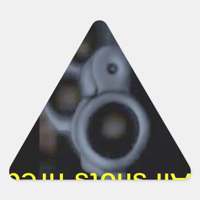 Adesivo Triangular Todos os disparos (Frente)