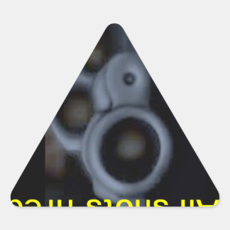 Adesivo Triangular Todos os disparos