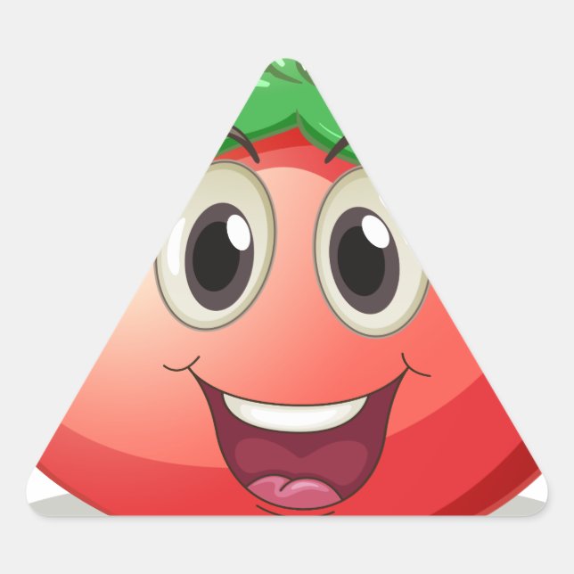 Adesivo Triangular Tomate (Frente)