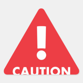 Adesivo Triangular Triângulo de Precaução - Segurança de Visibilidade