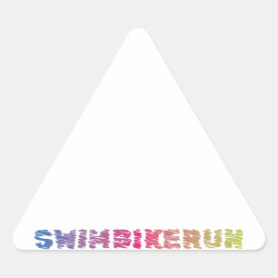 Adesivo Triangular Triathlon legal design
